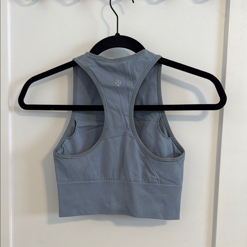 Lululemon Gray Racerback Sports Bra